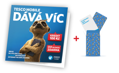 Tesco Mobile dává víc + surikarty zdarma